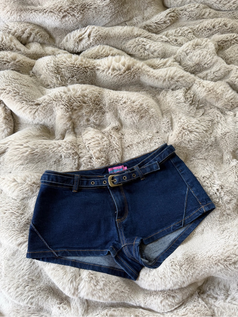 Denim shorts